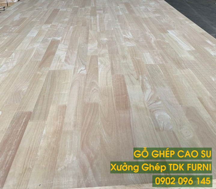 Gỗ ghép cao su giá rẻ độ dày 8mm 100 12mm 15mm 18mm