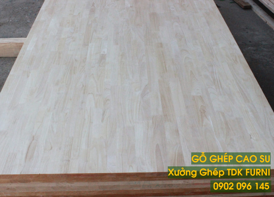 Gỗ ghép cao su - giá ván cao su ghép thanh