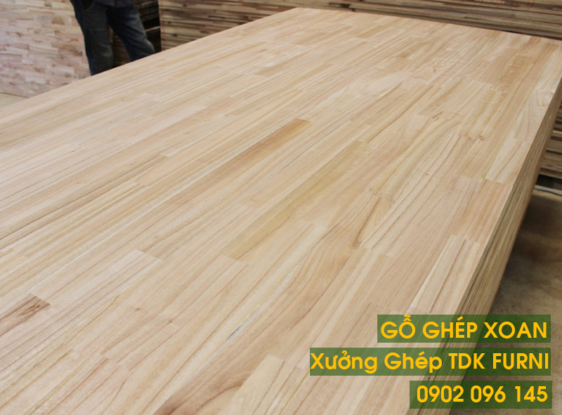Gỗ ghép xoan dày 8mm 100 12mm 15mm 18mm